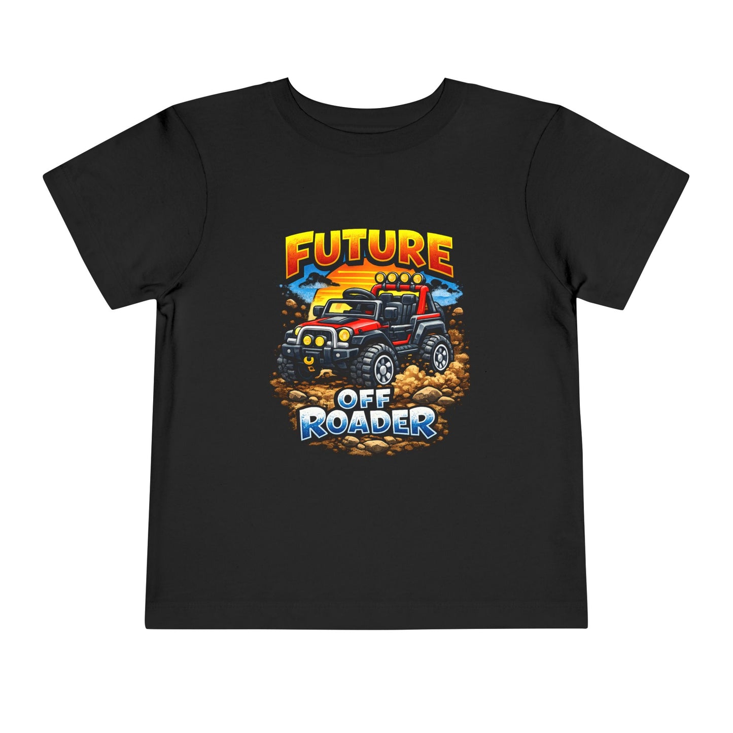 Future Off Roader Toddler Tee | Monster Truck Dirt Splash Graphic