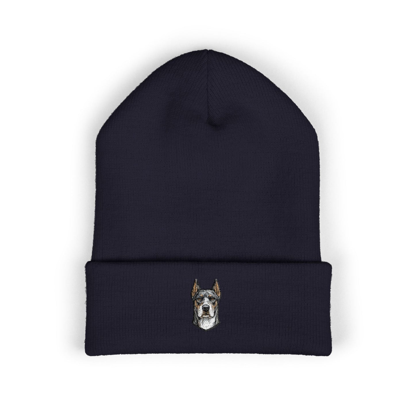 Great Dane Embroidered Beanie | Cuffed Knit Hat