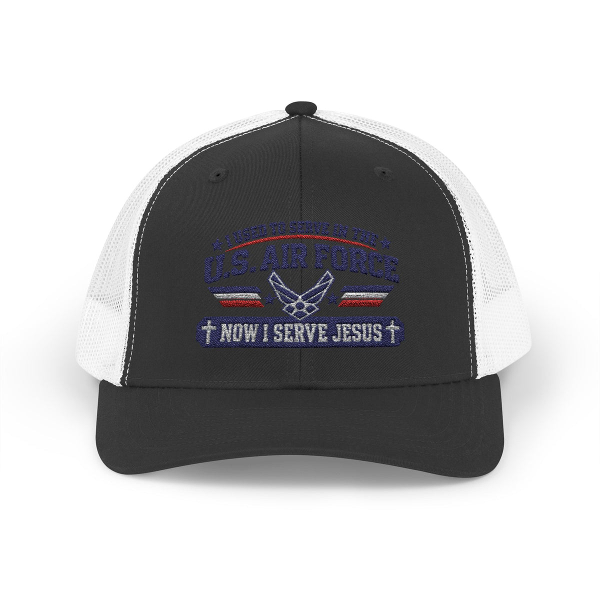 US AIR Force- Jesus embroidered ball cap