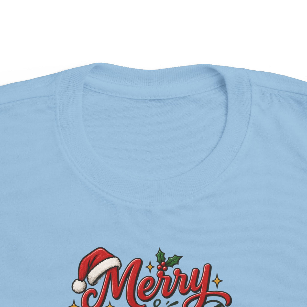 Toddler Christmas Tee – “Merry & Slightly Matching” Holiday Shirt friends or family matching tee