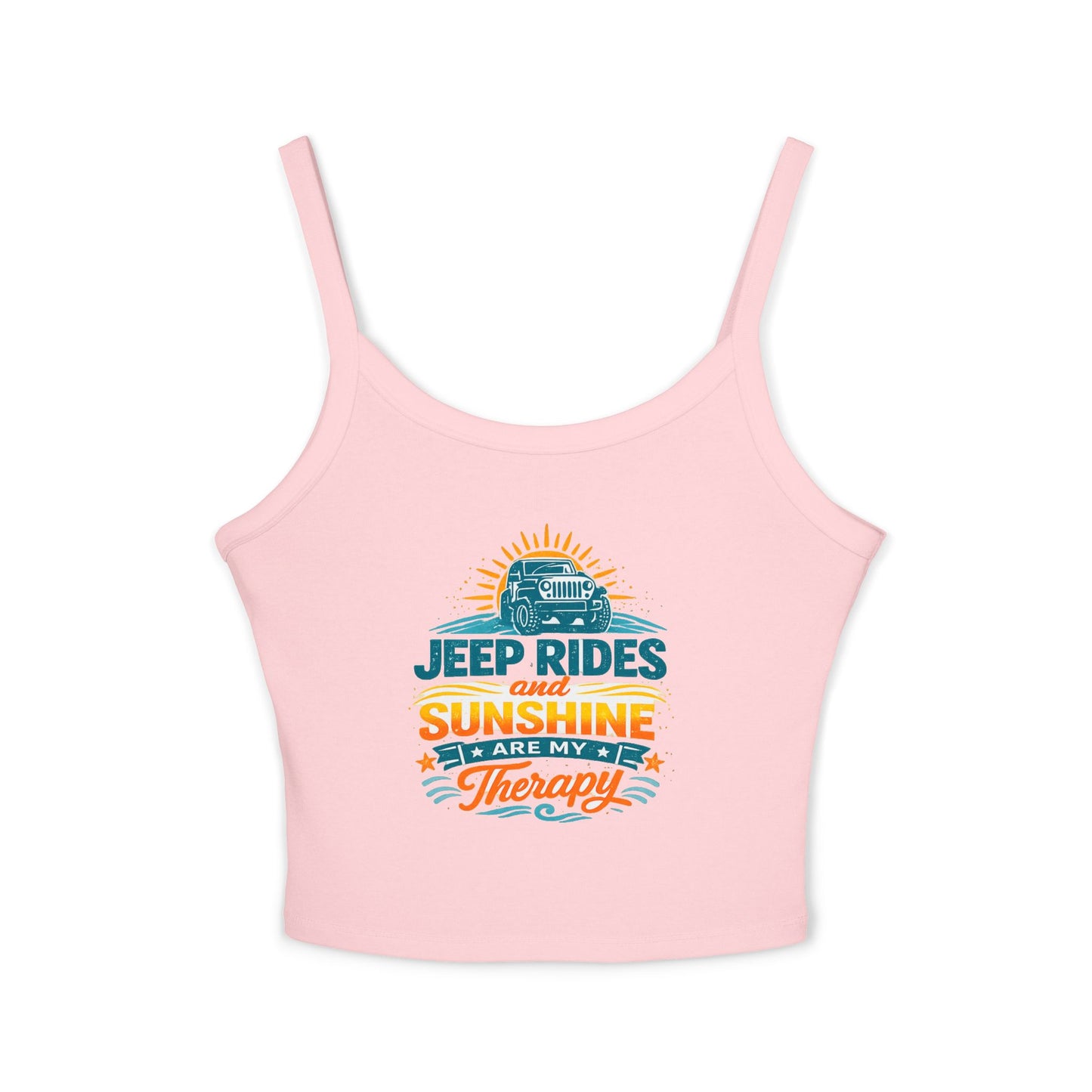 Outdoor Rides and Sunshine Tank Top | Summer Adventure Graphic