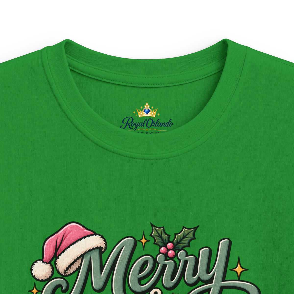 Kids Tee — "Merry & Slightly Matching" Cute Holiday Family Shirt