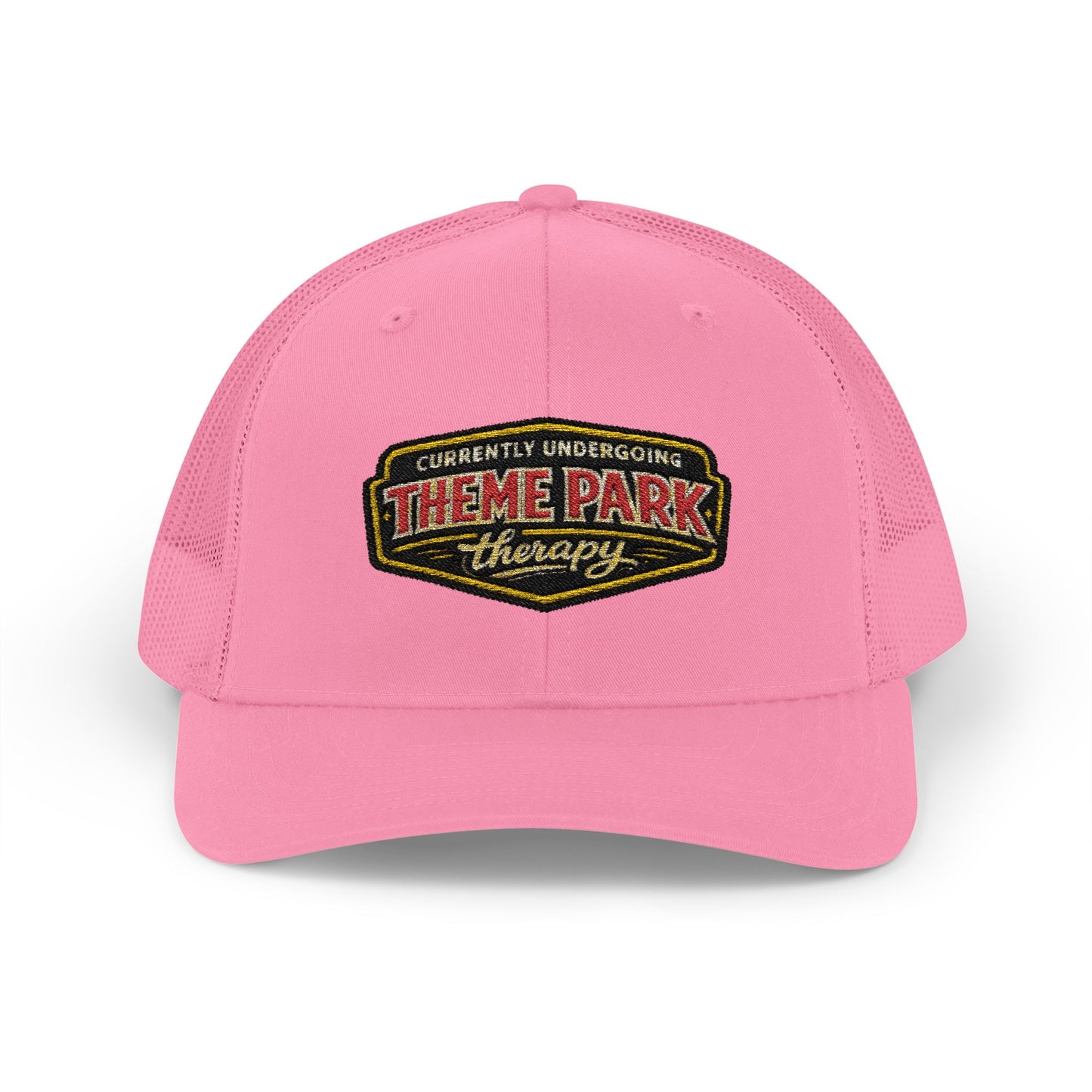 Theme Park Therapy Vintage Logo Snapback Cap | Trucker Mesh Hat
