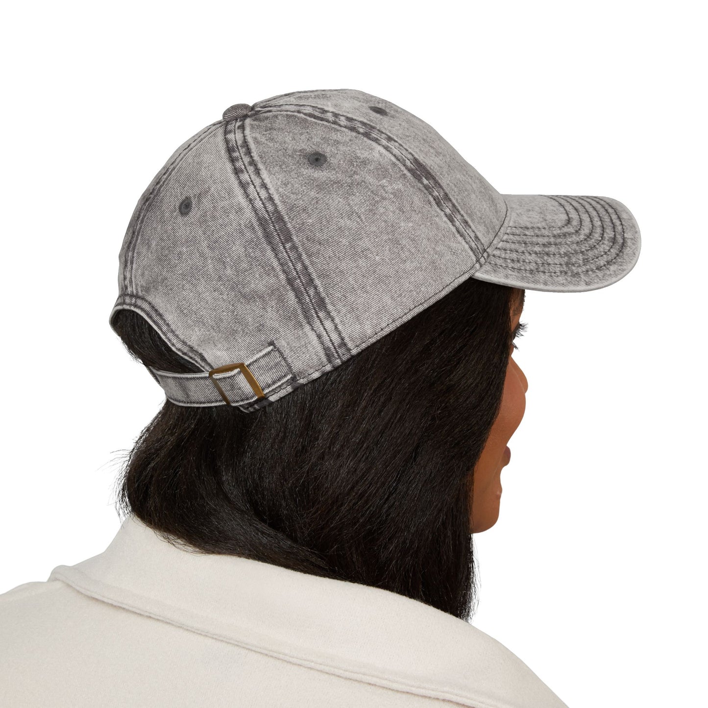 Embroidered Dachshund Head Cap | Vintage Distressed Baseball Hat
