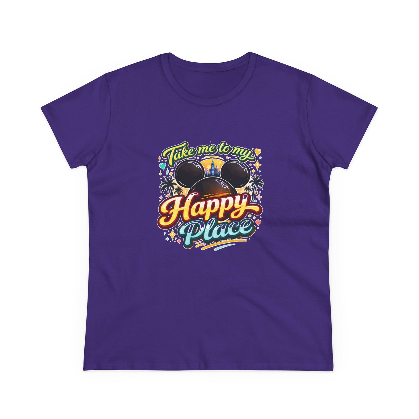 Take Me to My Happy Place Mickey Ears Tee | Disney Vacation Shirt