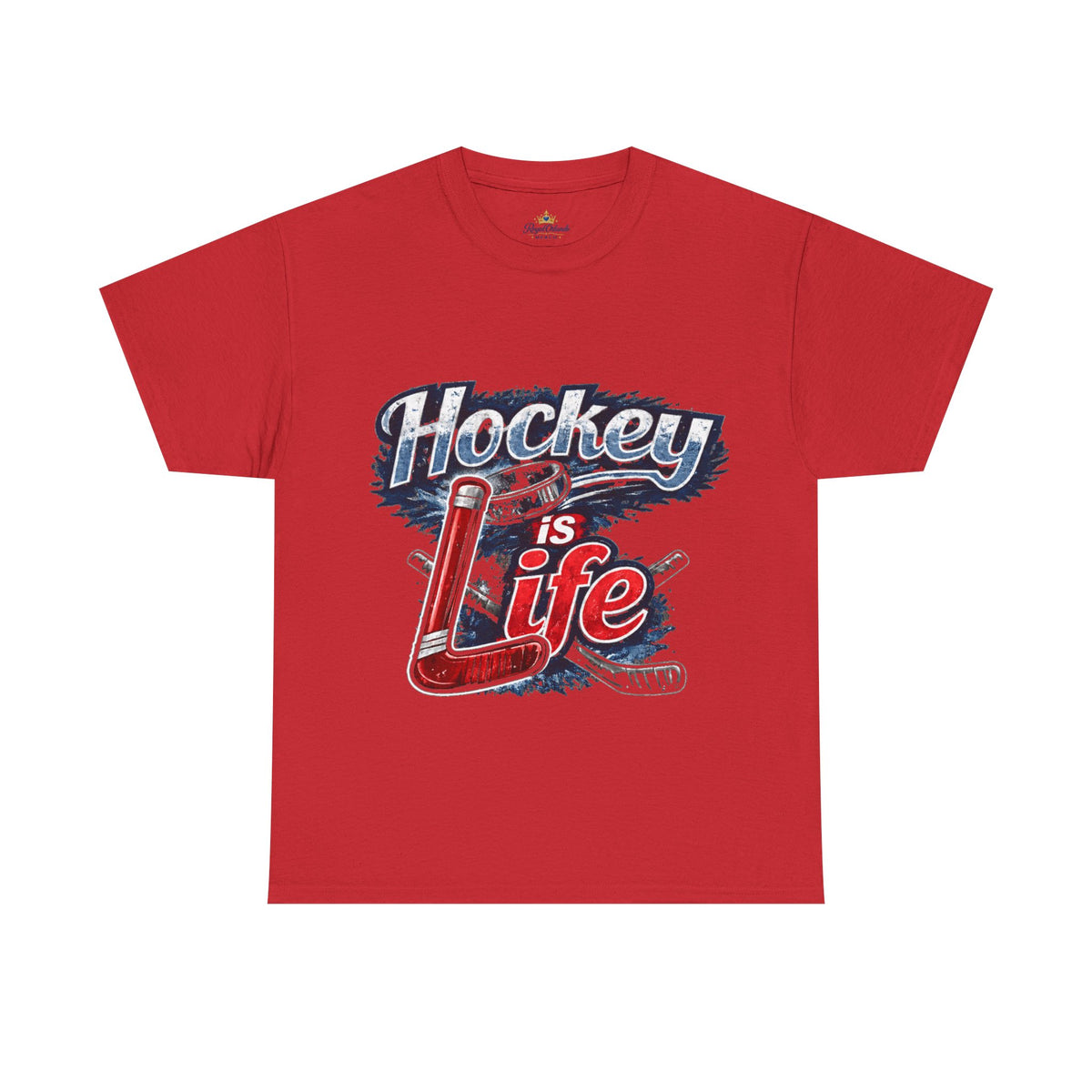 Hockey Is Life T-Shirt | Hockey Stick Graphic Tee, Sports Fan Shirt
