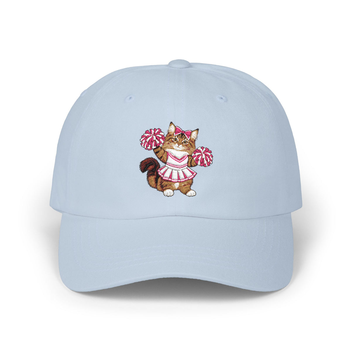 Cheer Cat embroidered Classic Dad Cap