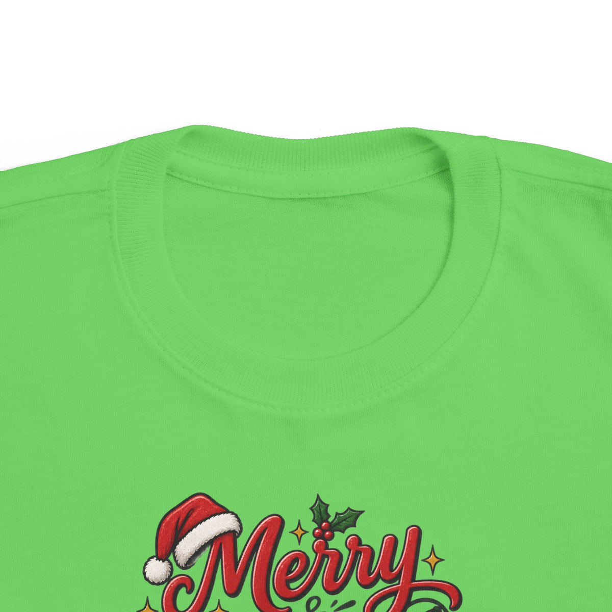 Toddler Christmas Tee – “Merry & Slightly Matching” Holiday Shirt friends or family matching tee