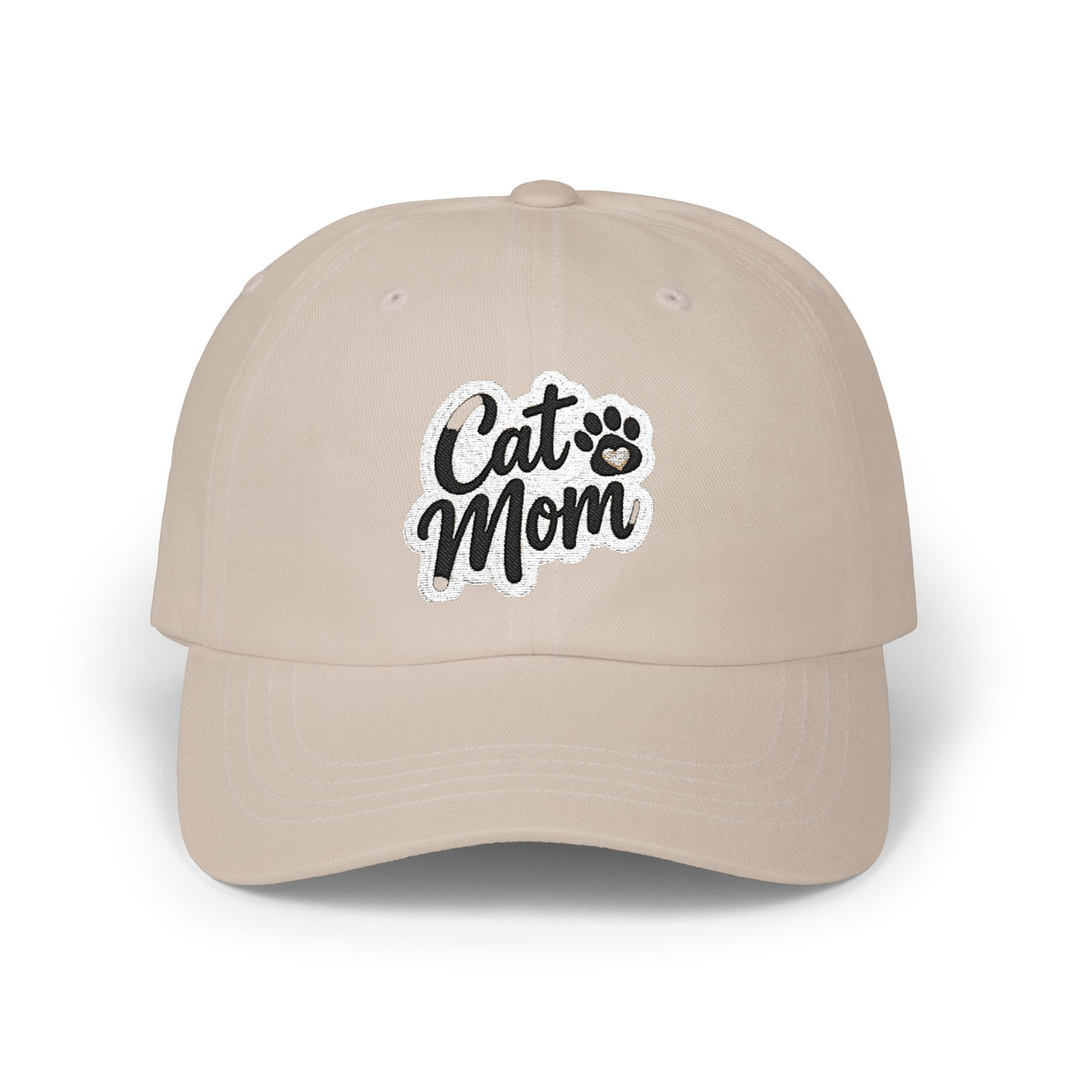 Cat Mom embroidered Classic Dad Cap