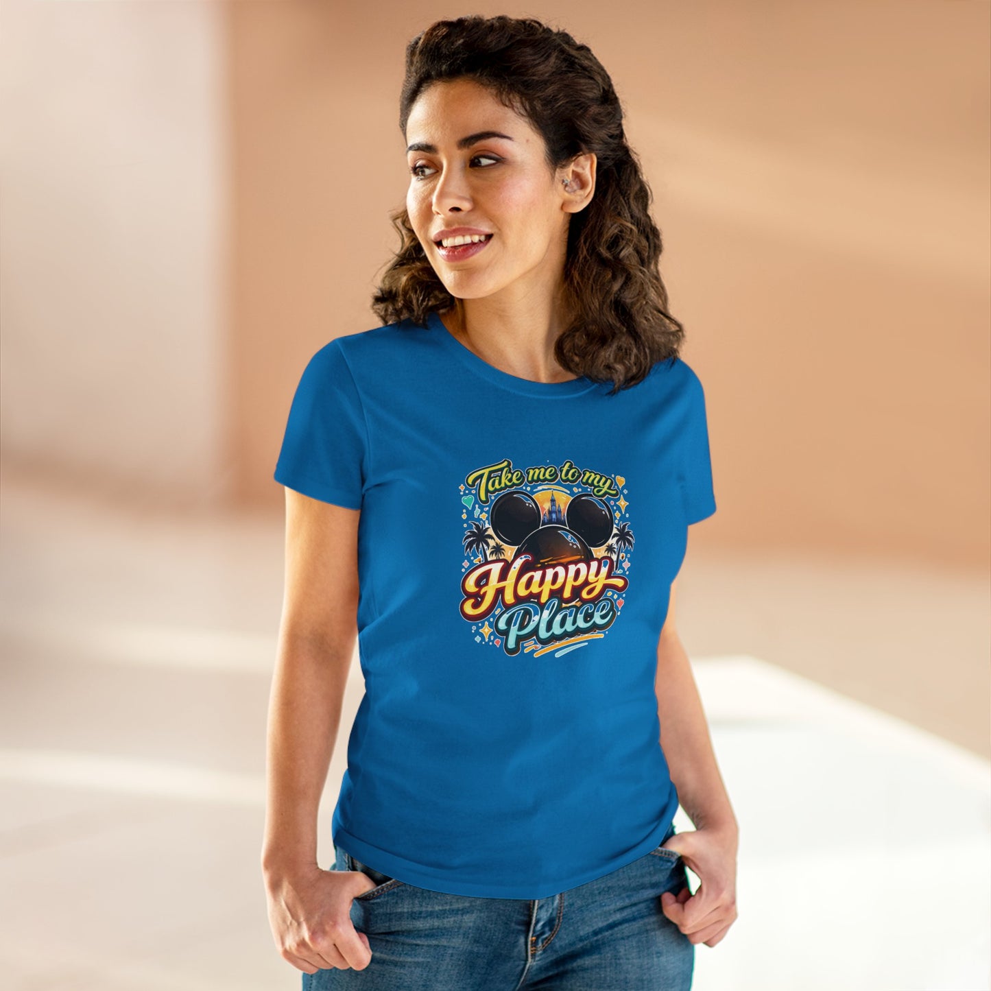 Take Me to My Happy Place Mickey Ears Tee | Disney Vacation Shirt