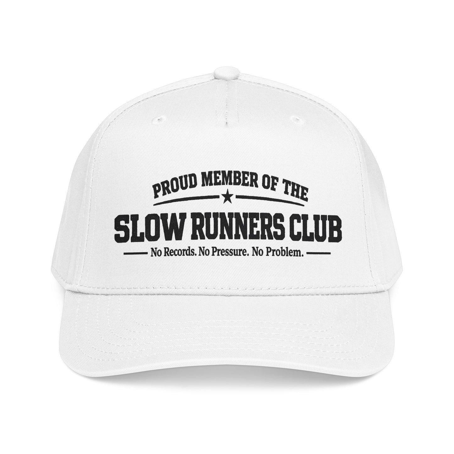 Mid Profile Baseball Cap Slow Runners Club humor