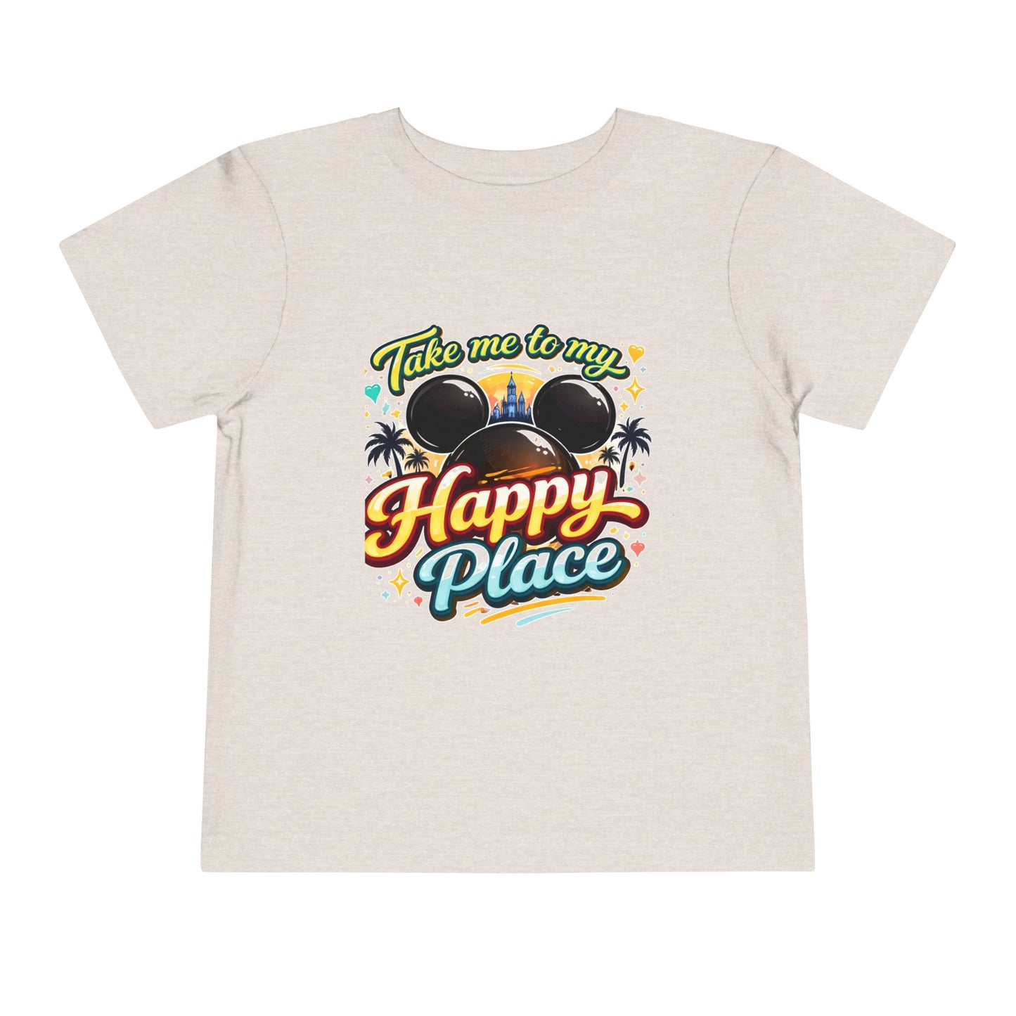 Take Me to My Happy Place Toddler Tee | Mouse Ears Castle Graphic