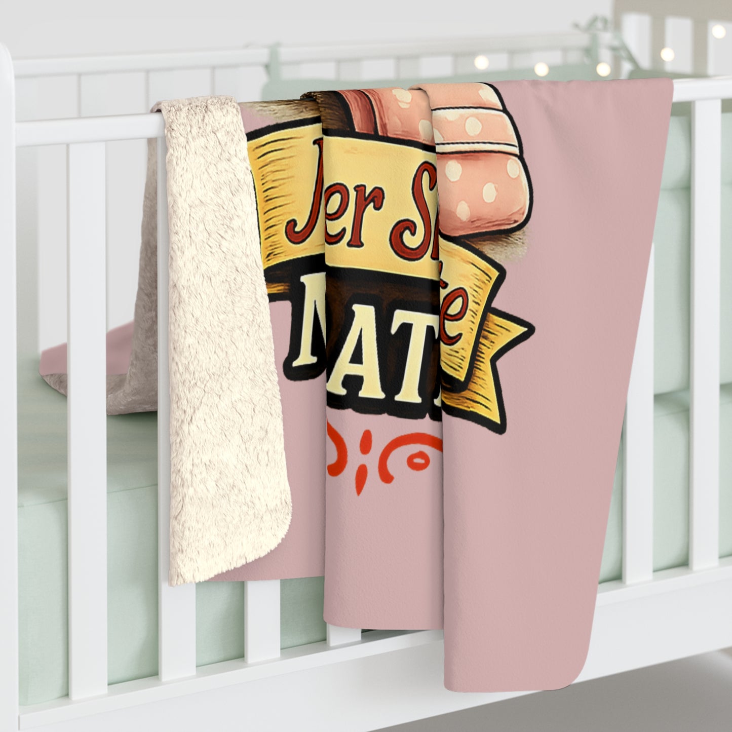 Murder She Wrote Marathon Sherpa Fleece Blanket | Comfy PJs & Coffee Design