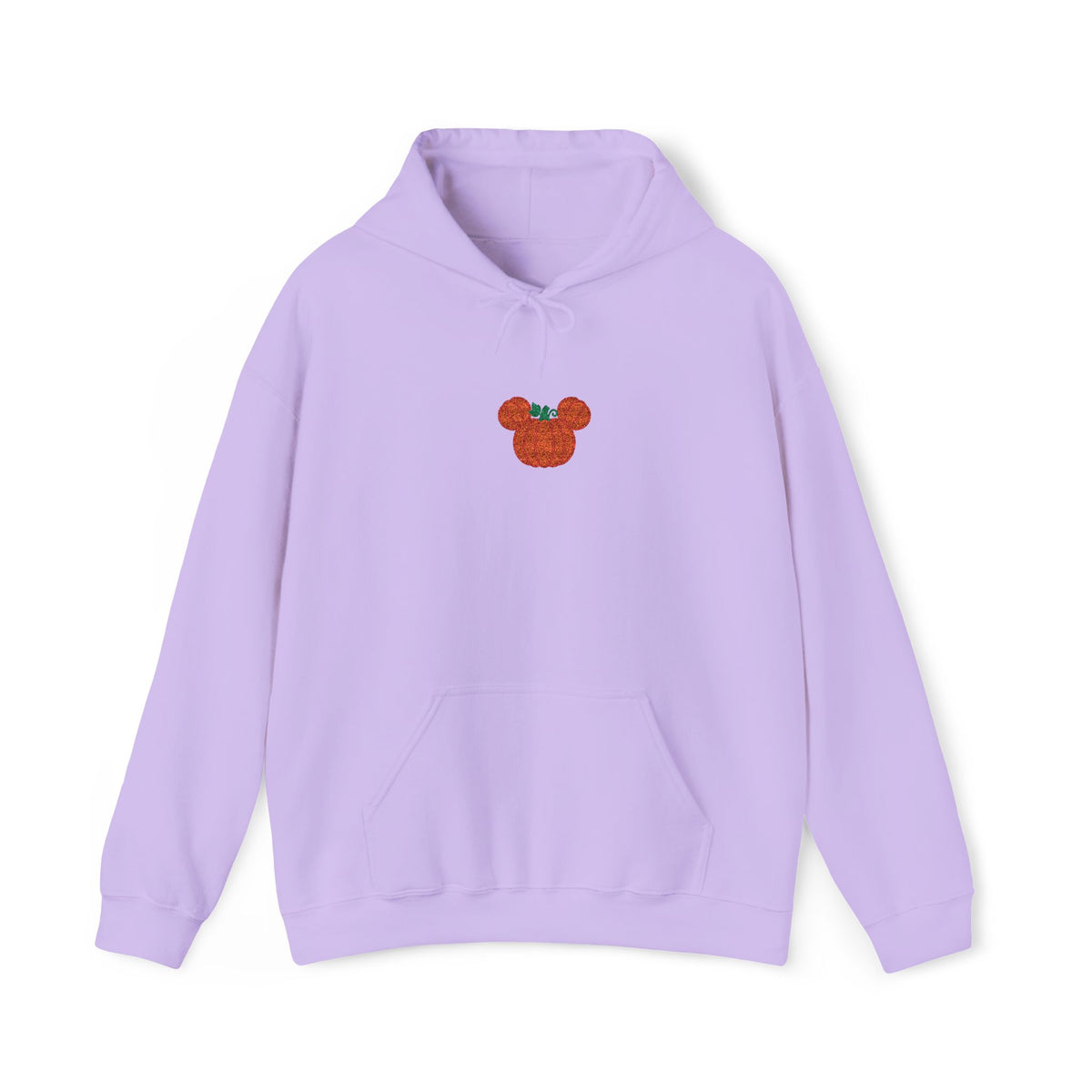 Fall Pumpkin Embroidered Ears silhouette Hoodie | Halloween pumpkin ears sweatshirt