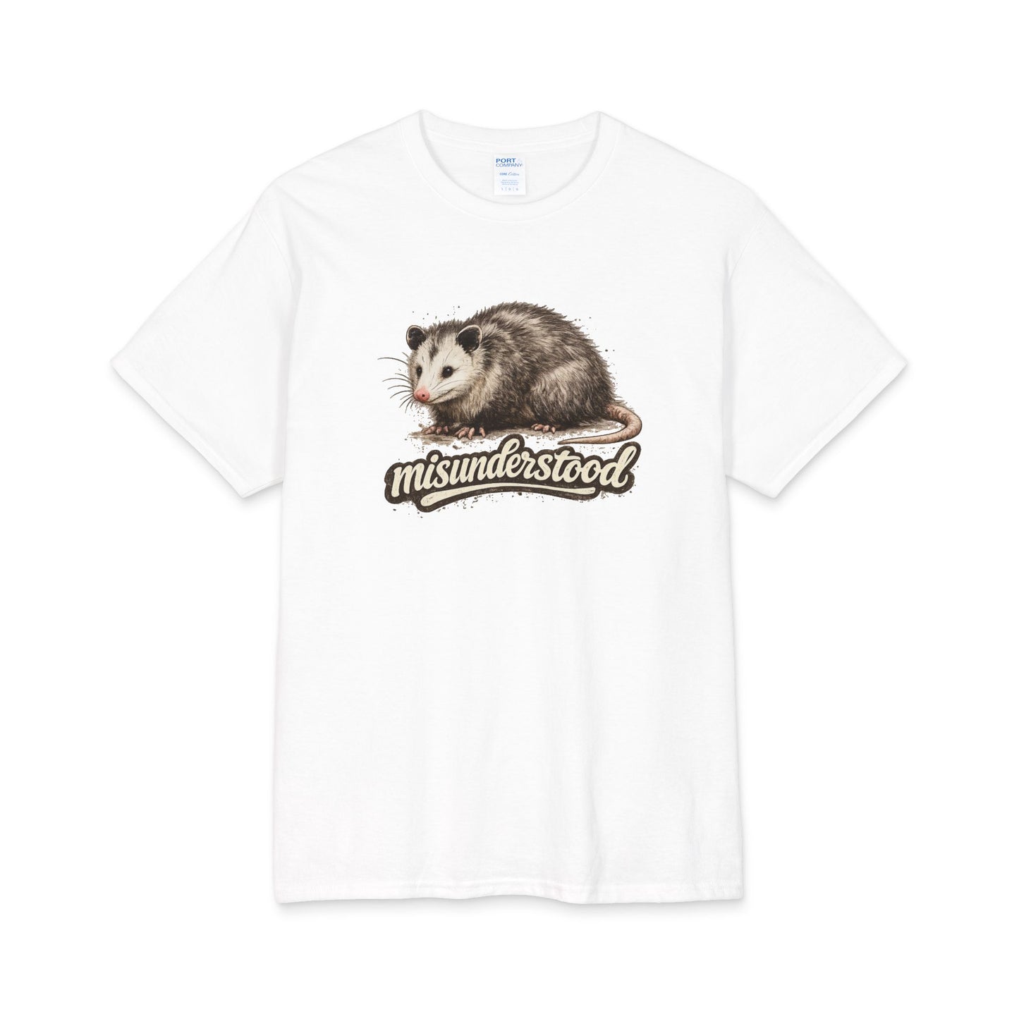 Misunderstood Possum Tee | Vintage Illustration, Wildlife Animal Shirt