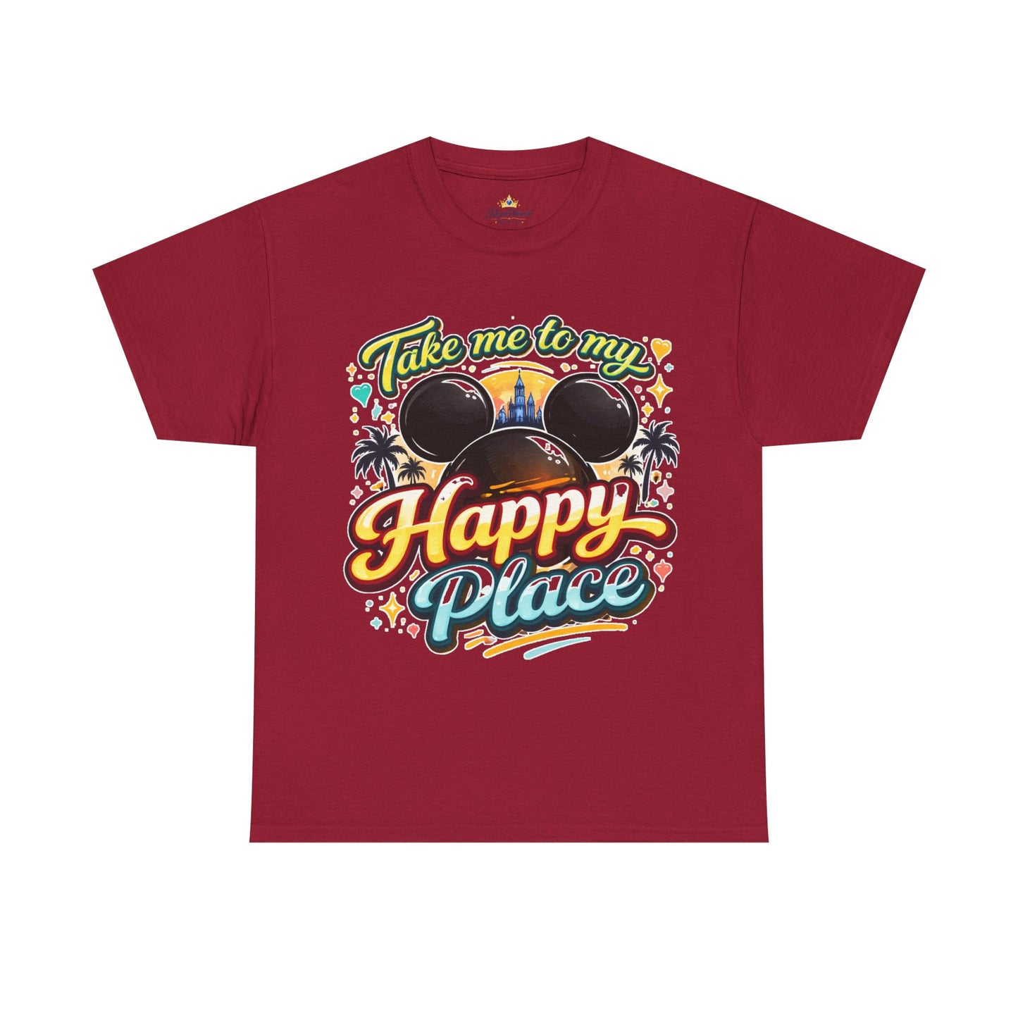 Take Me To My Happy Place T-Shirt | Mouse Ears Castle Vacation Tee